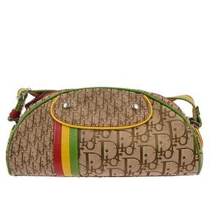 Christian Dior Rasta-Color Trotter Saddle Shoulder Bag 00RU0094 116872